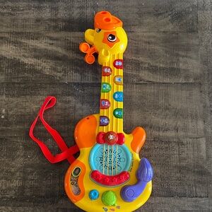 VTech Vibrant Yellow and Orange Kids Musical Guitar
